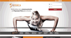 Desktop Screenshot of efisica.com.br